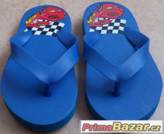 Chlapecké žabky Cars, vel.24/25, stélka 17cm – fotografie 1