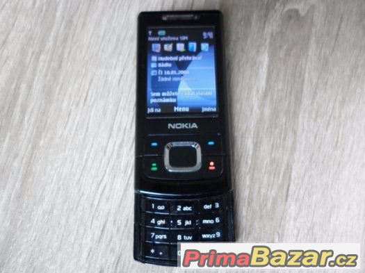 Nokia 6500 slide, 3.2MPx foto, slot na microSD, černá. – fotografie 3