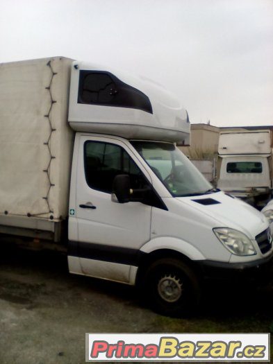 Mercedes-Benz Sprinter 313 cdi, PLACHTA, SPANI,Čelo – fotografie 2