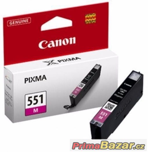 Canon CLI-551 originál modrá, žlutá, magenta – fotografie 1