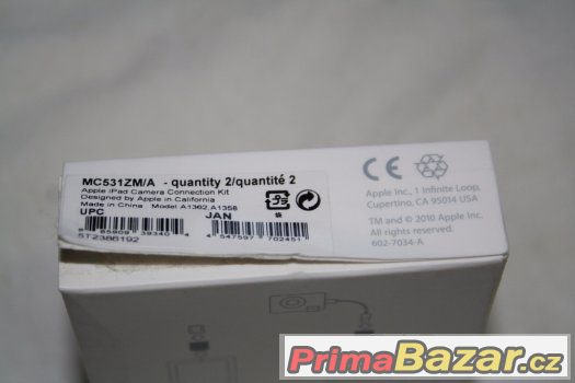 iPAD III - MC531ZM/A redukce na čtečku SD a USB – fotografie 3