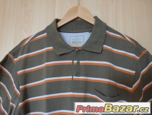 PÁNSKÉ POLOTRIKO / TRIKO S LÍMEČKEM S PROUŽKEM / PRUHY C&A – fotografie 1