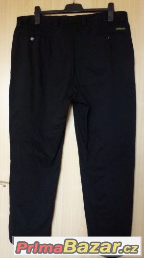 KVALITNÍ PÁNSKÉ ČERNÉ KALHOTY zn. DOCKERS vel. 40/30 XXL – fotografie 4