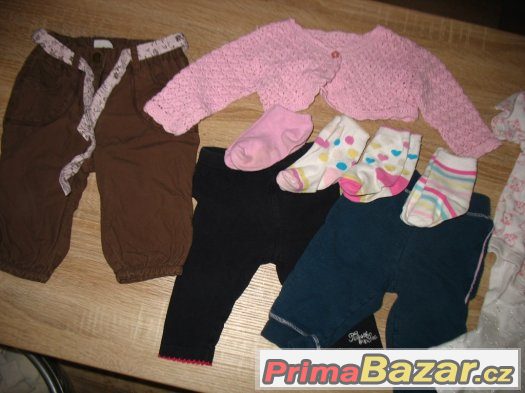 Set oblečení holčička 68 74 letní zdarma body kr. rukáv – fotografie 2