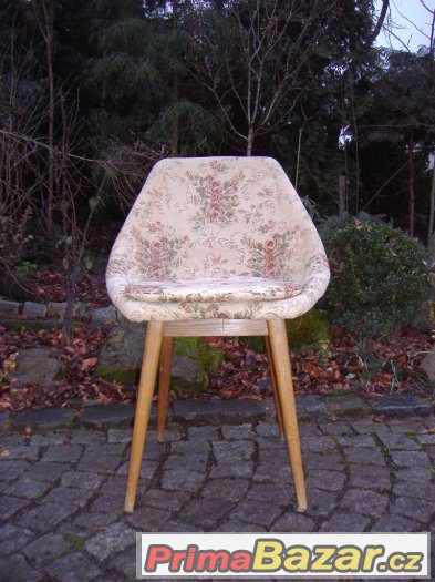 Retro křeslo / polokřeslo / organický design / brusel 58 – fotografie 1