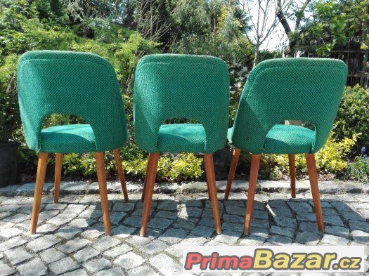 Retro židle / 3x brusel / design Oswald Haerdtl – fotografie 4