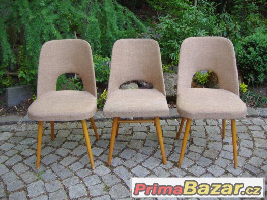 Retro židle / 3x brusel / design Oswald Haerdtl – fotografie 2