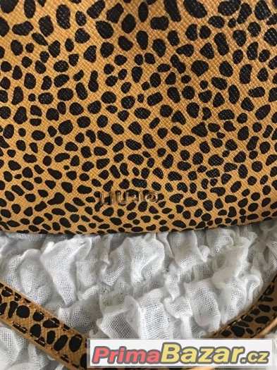 LIU JO crossbody kabelka žlutá se vzorem – fotografie 3