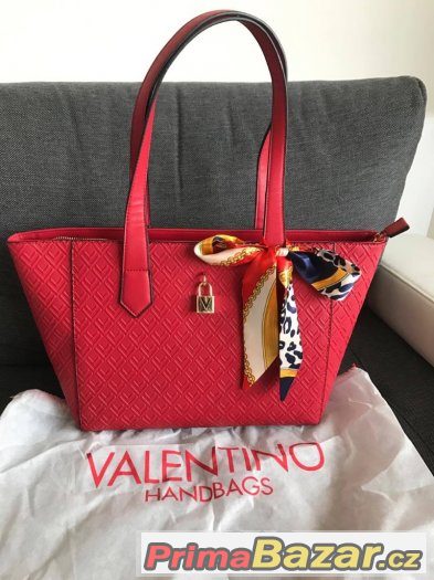 VALENTINO červená kabelka shopper – fotografie 1