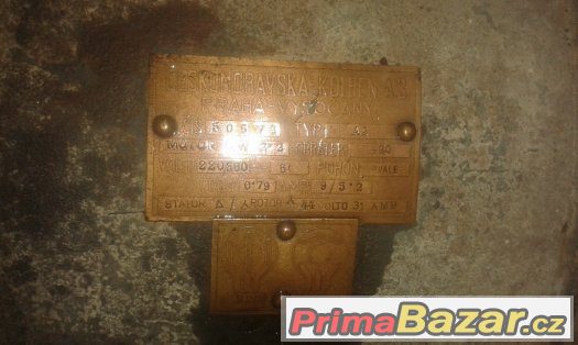 Starý elektro motor 2,2kw – fotografie 5