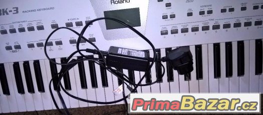 Keyboard ROLAND - BK-3 - v bílém provedení – fotografie 3