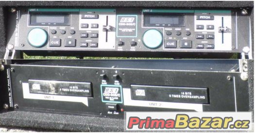 Dvojitý CD přehrávač BST CDD-205-C s ovládacím panelem – fotografie 2