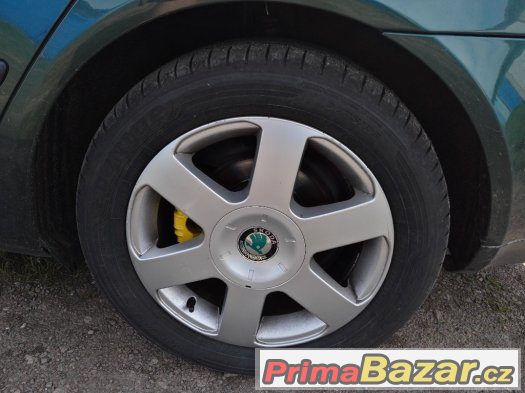 Prodam sadu Original alu skoda 5x112 r16- 205/55/16 – fotografie 2