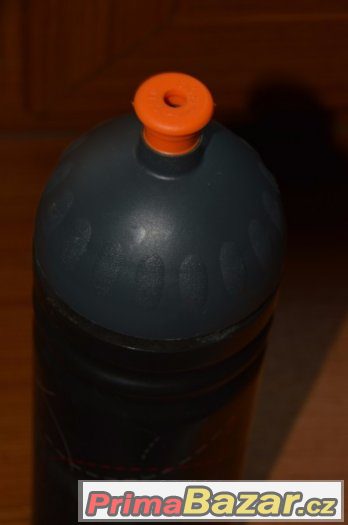 láhev R&B Zdravá láhev 750 ml černá-oranžová zátka nová – fotografie 2