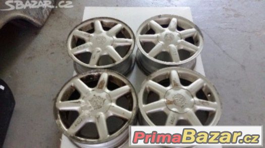 VW - alu kola 14 col, 6Jx14H2 ,rozteč 4x100 - – fotografie 1