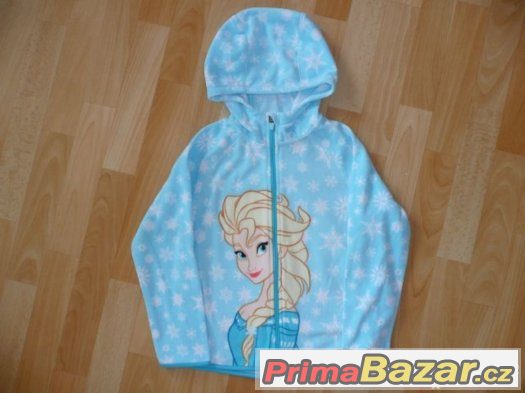 Mikina fleece HM vel.122/128 Ledové království Frozen – fotografie 1