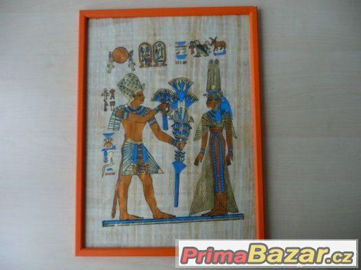 Obraz zarámovaný papyrus Egypt – fotografie 1