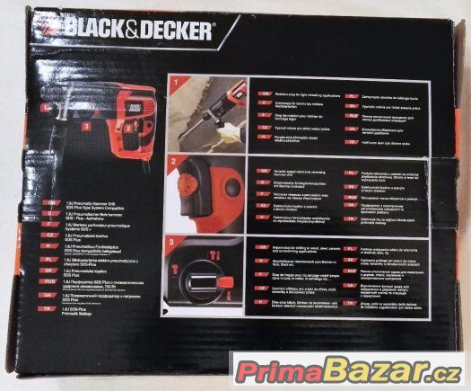 NOVÉ pneumatické kladivo Black+Decker KD975 BOMBA CENA – fotografie 3