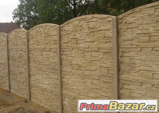 Betonový plot- betonové oplocení- betonové ploty Top ceny – fotografie 1