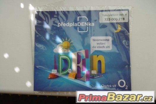SIM O2 NEOMEZENÉ VOLÁNÍ 723-000-218 – fotografie 2