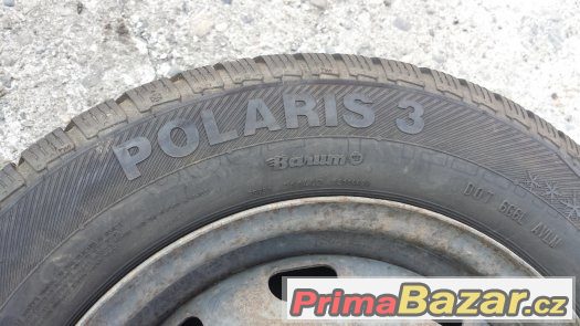 2ks plech. kol 5,5x14, 5x100, pneu Barum Polaris 185/65x14 – fotografie 4