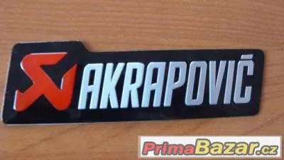 Akrapovič hliníková samolepka na výfuky
