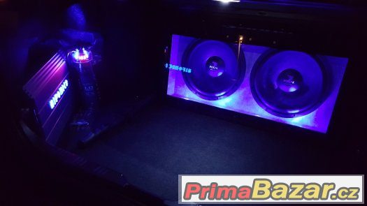 Prodám audiozástavbu 2x12" Focal 30 A1 Hifonics ZEUS – fotografie 1