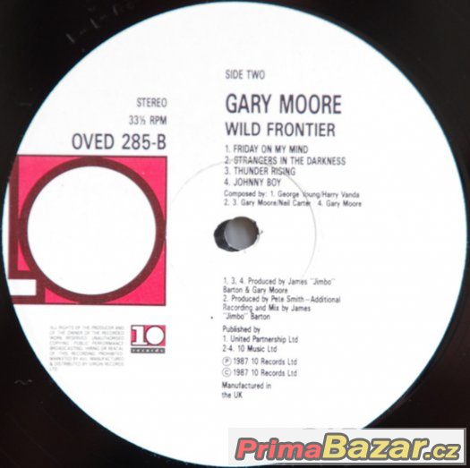 Gary Moore - Wild Frontier 1987 – fotografie 4