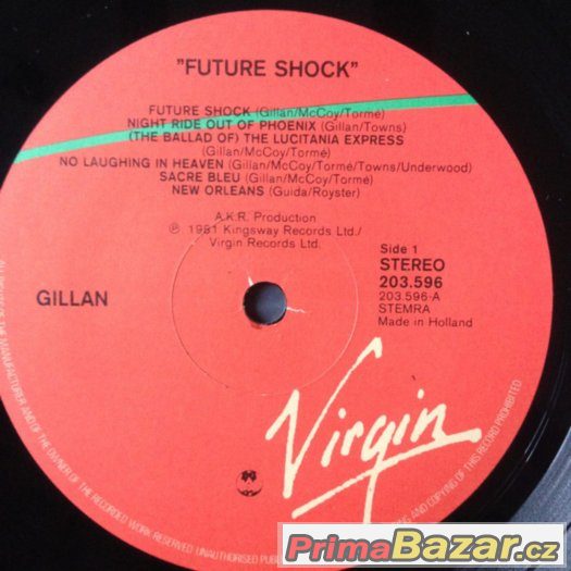 Gillan ‎– Future Shock 1981 – fotografie 3