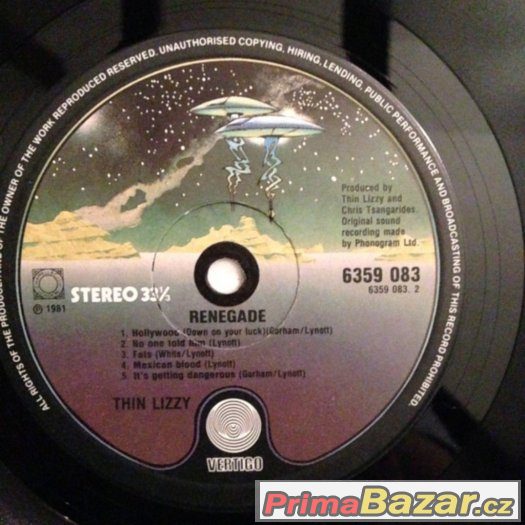 Thin Lizzy - Renegade 1981 – fotografie 3