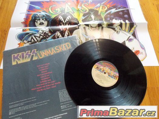 KISS - UNMASKED 1980 + POSTER 1press – fotografie 3