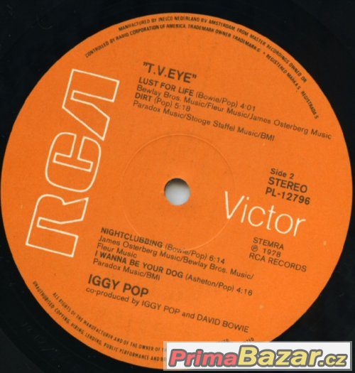 Iggy Pop - TV Eye 1977 Live (LP) 1978 – fotografie 2