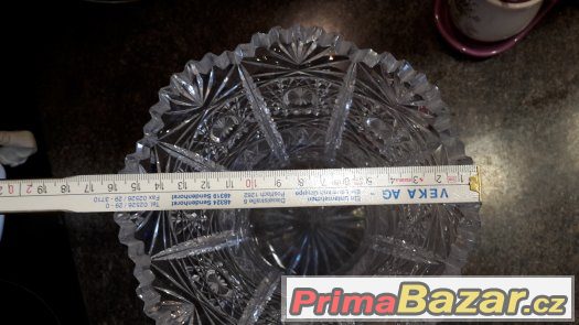 KRÁSNÁ BROUŠENÁ VÁZA v.30cm počátek 20.století – fotografie 5