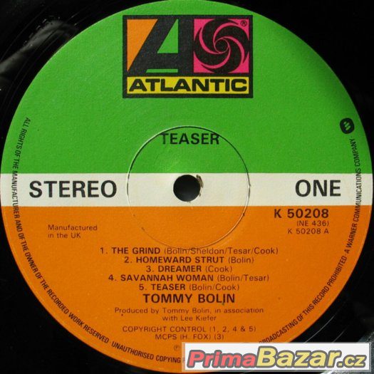 Tommy Bolin - Teaser 1975 – fotografie 2
