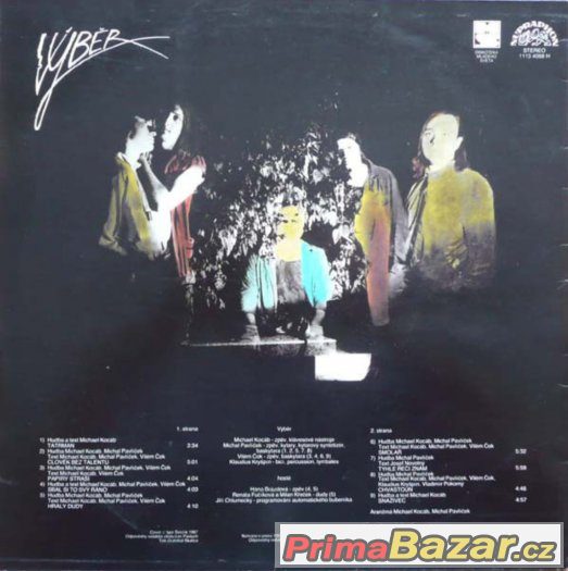 Výběr  - Výběr (LP, Album) 1988 – fotografie 2