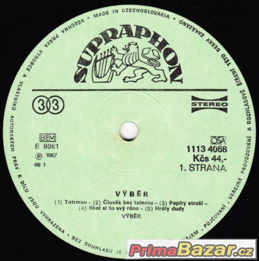 Výběr  - Výběr (LP, Album) 1988 – fotografie 3
