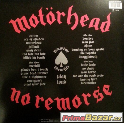 Motörhead - No Remorse (2xLP) 1984 – fotografie 2