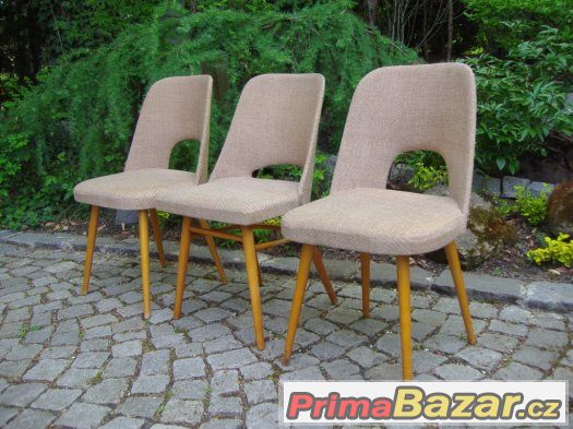Retro židle / 3x brusel / design Oswald Haerdtl – fotografie 5