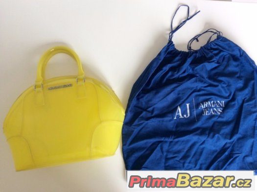 Kabelka Armani Jeans žluta do ruky – fotografie 3