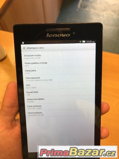 tablet Lenovo Tab 2 A7-20F  8GB + nabiječka – fotografie 2