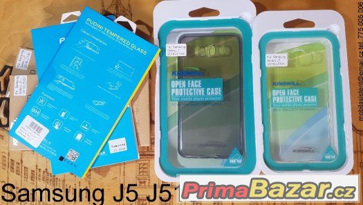 Samsung J7 (J710-2016) tvrzené Sklo + Pouzdro silikon TPU – fotografie 3