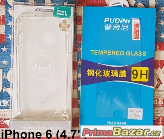 Apple iPhone 6 (4.7") SADA Sklo + Pouzdro silikon TPU – fotografie 1