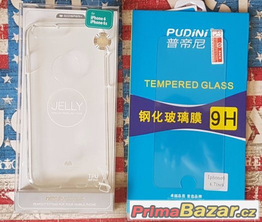 Apple iPhone 6 (4.7") SADA Sklo + Pouzdro silikon TPU – fotografie 4
