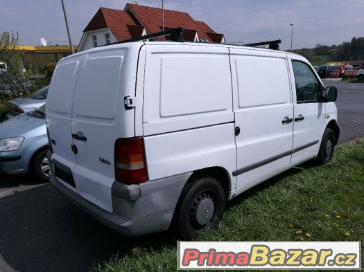 MERCEDES VITO 2,2 CDI.75 kw,KLIMA,3 MÍSTA..r.v.10/2000 – fotografie 4
