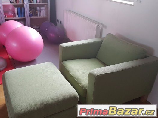 Křeslo Ikea s podnožkou ..TOP – fotografie 1