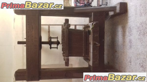 prodávat starožitný lisu na hrozny vylisovány – fotografie 3
