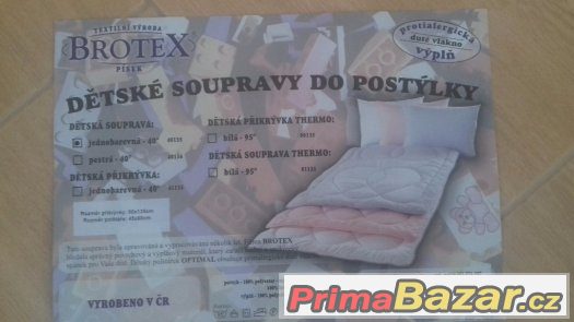 Sada polštář a peřinka Brotex – fotografie 1