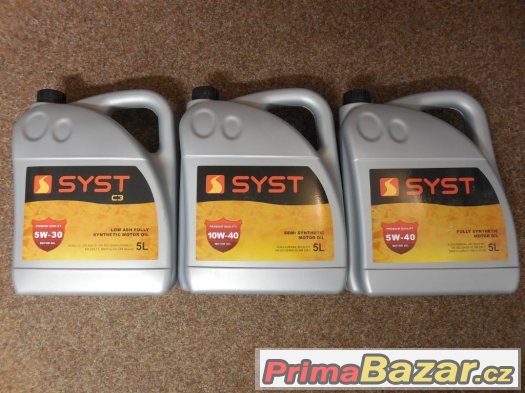 OLEJ SYST C3 PD 5W/30 5L - KVALITNÍ OLEJ ZA PÁR KORUN... – fotografie 3