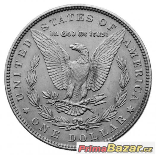 Ag Morgan Dollar 1887, USA - 136 – fotografie 1
