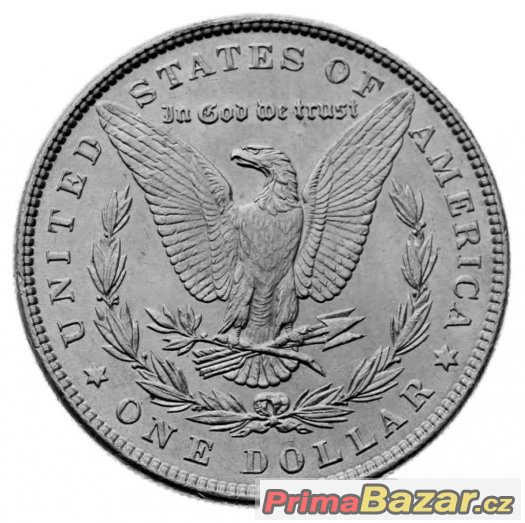 Ag Morgan Dollar 1886, USA - 137 – fotografie 1